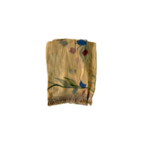 Brush print chiffon dupatta - RRC-Najmin Brush Print - Wheat