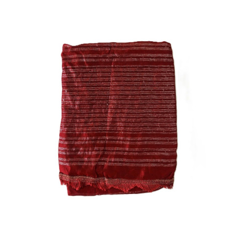 Chanderi Jacquard dupatta - RRC Chanderi Jacquard Crosek - Red