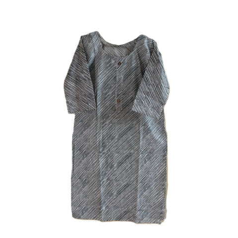 Casual wear cotton kurta -BVN-Ferrari - Grey