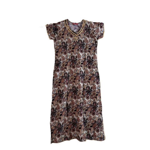 Maxi Gown Nighty - SNW-Rayon D JXP - Brownish