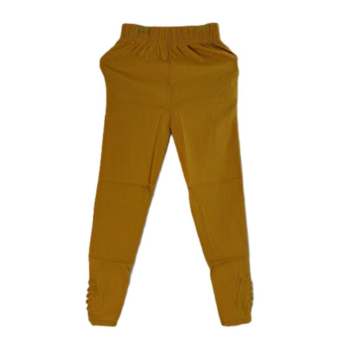 Cotton churidar legging - ATC-Platinum - Mustard Yellow