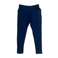 Ankle length premium cotton straight pant - ATC-Flora - Dark Navy Blue