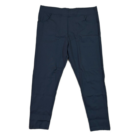 Ankle length premium cotton straight pant - ATC-Flora - Dark Green