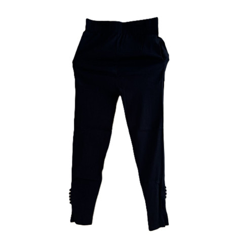 Cotton churidar legging - ATC-Platinum - Black