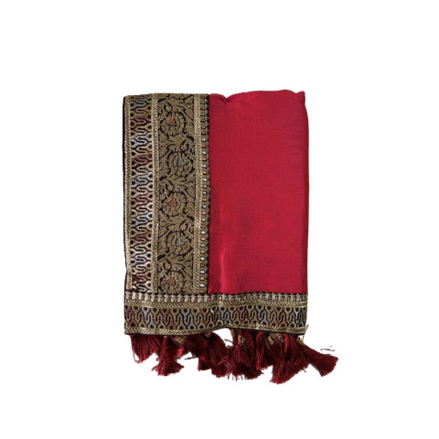 Fancy Chinon sarees - AF1706703 - Vivid Crimson Red