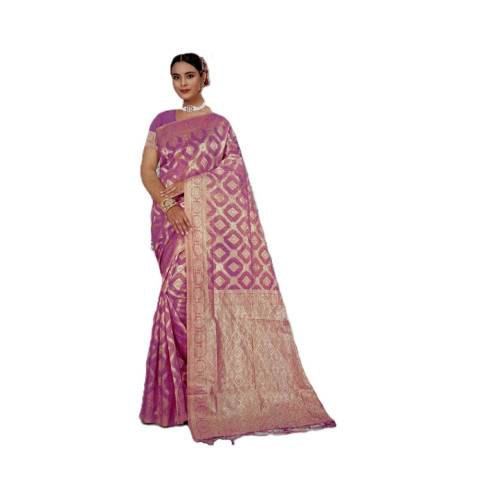 Zari Woven Tissue Sarees VDX-Kora Tissue - Pastel Purple