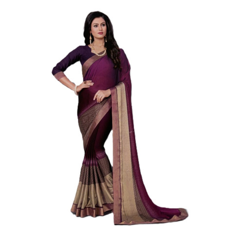 Chiffon sarees - RDD-Heritage VOL 1 - Purple